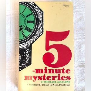 5-Minute Mysteries Book by Michael Avallone 1978